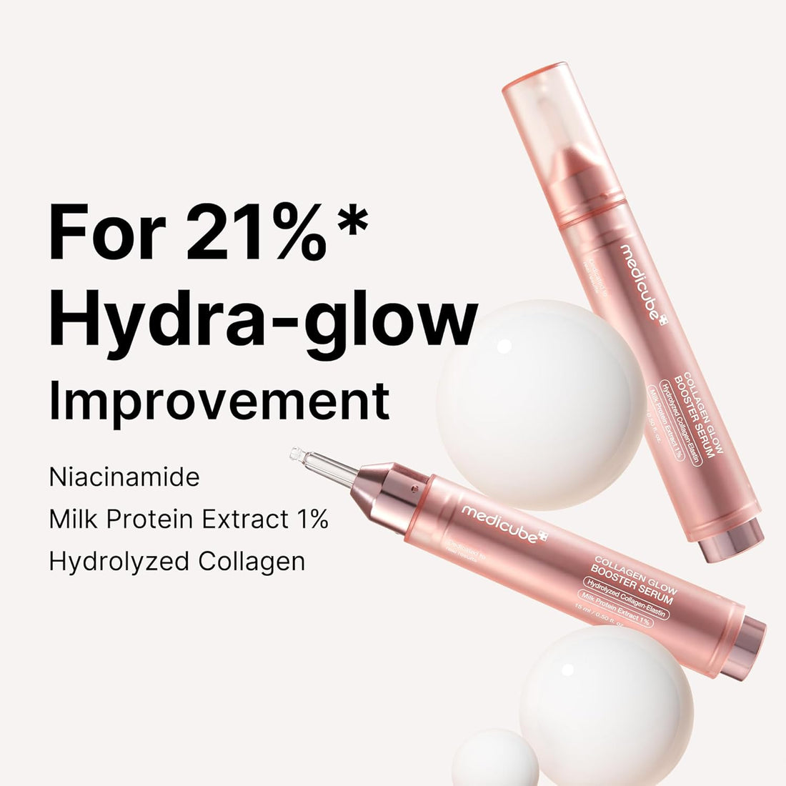 Medicube Collagen Glow Booster Serum – 15ml | Firming & Radiance-Enhancing Skincare Powerhouse